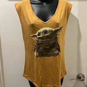 Woman’s baby yoda tank top